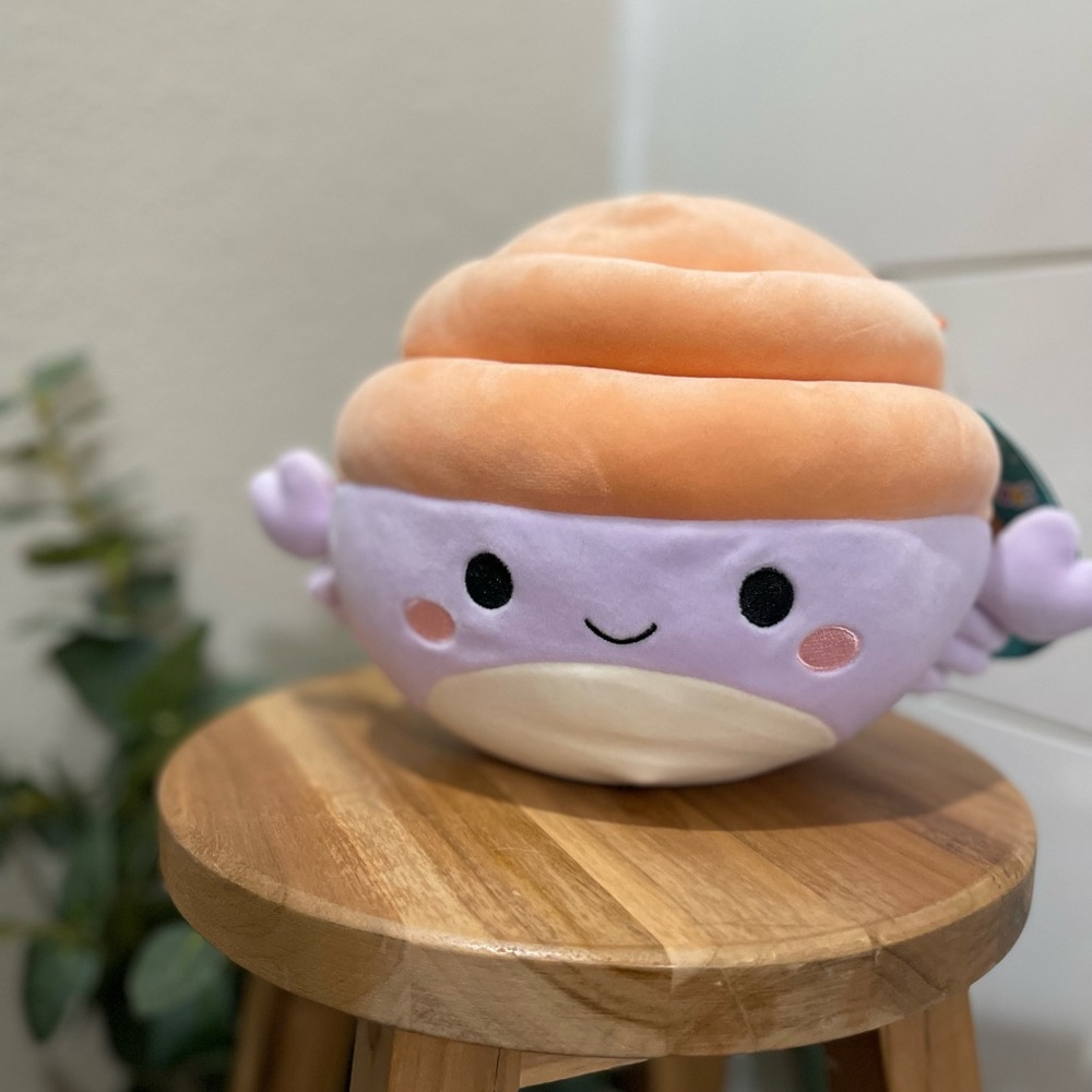 NWT squishmallows “Arco” hermit crab 7” squish